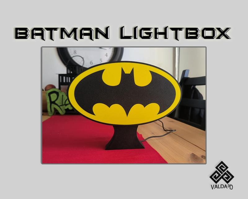 Batman Logo Lightbox  - Led Lamp