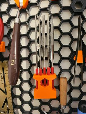 HSW Diamond Needle File , deburr , allen key holder for 5pcs