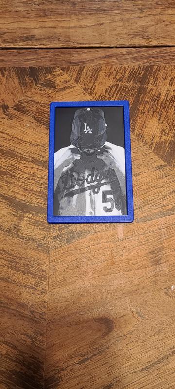 Mookie LA Dodgers Hueforge Frame