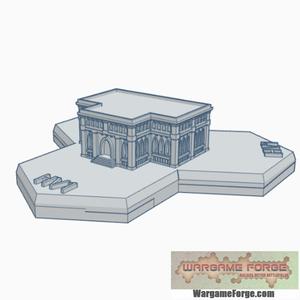 Gothic Building 60 Hex Map Scale HMSG060