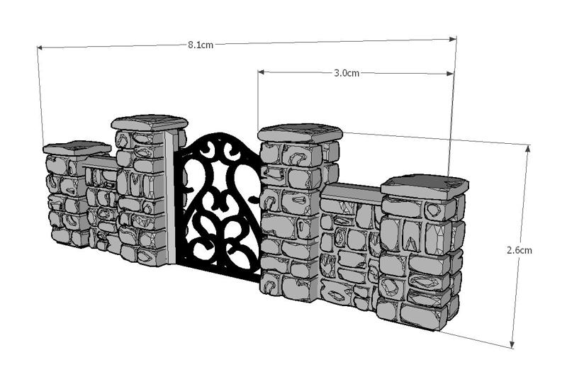 Stone & Wrought Iron Gate (FREE)