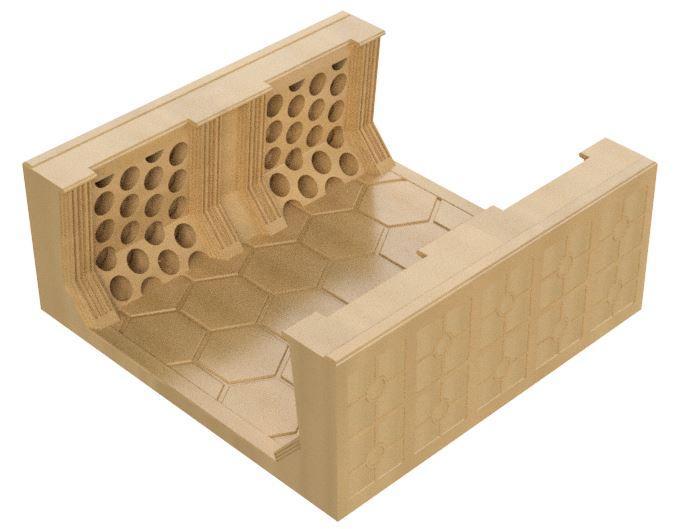 Sci Fi Catacomb Corridor - Straight