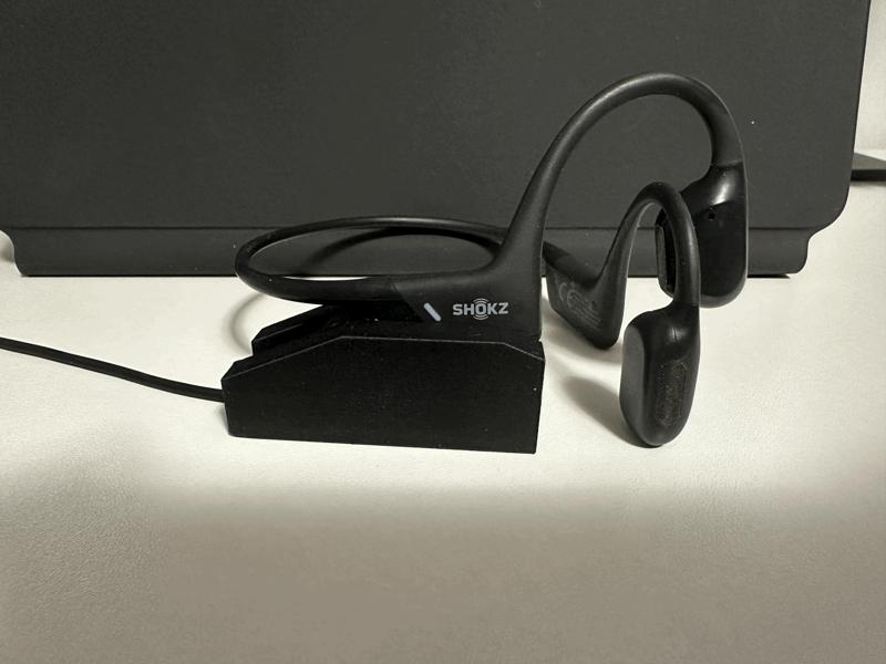 Openrun Pro charging mount with guide/support