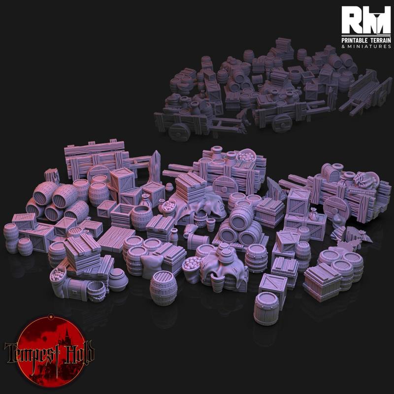 Tempest Hold Crates and Cargo