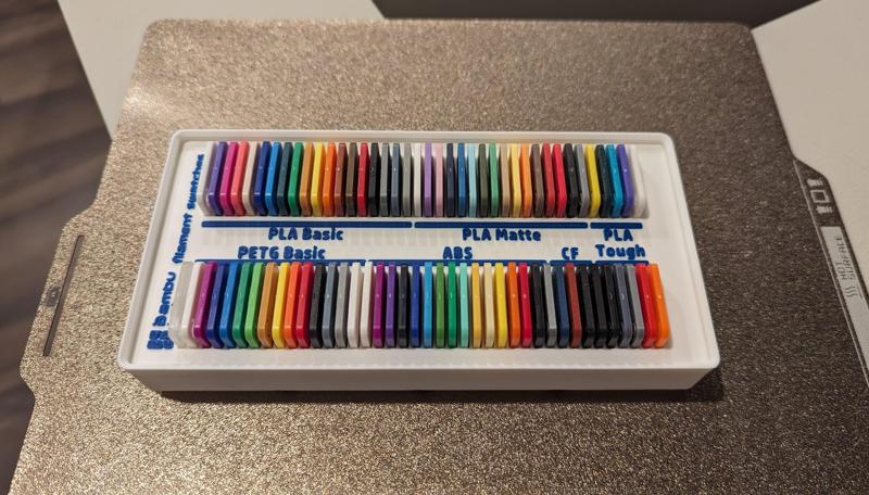 Bambu Lab Labeled Filament Gridfinity Bin