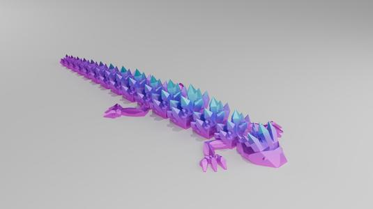 Articulated Crystal Lizard