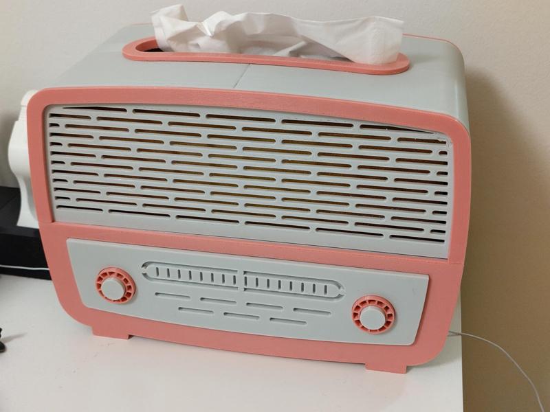 Split Body for Vintage Radio Tissue Dispenser