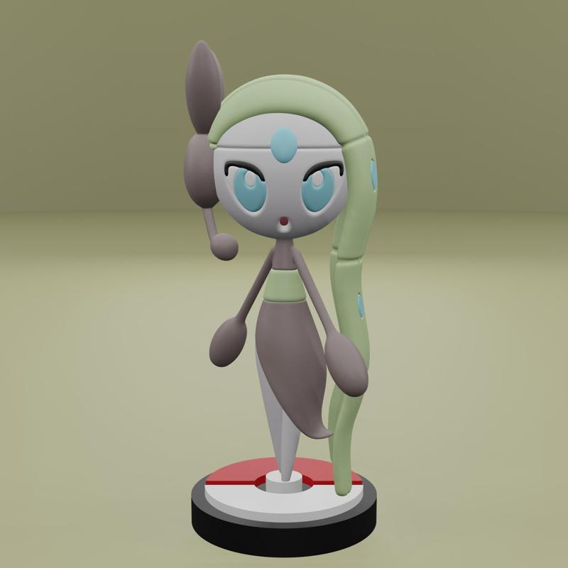 Pokemon No. 648 Meloetta (Aria Forme)