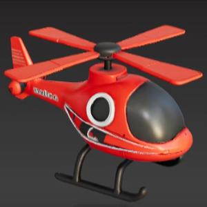Red Toy Helicopter