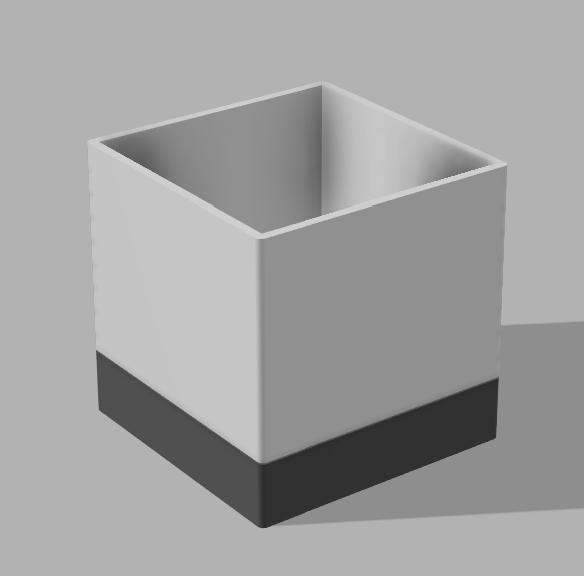 Macetero de Pared Simple Cubo