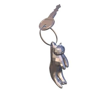 Llavero Gato Low Poly v1