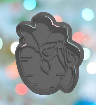 Easter Coquette Carrot Cookie Cutter