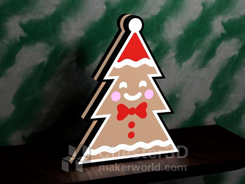 Ginger Tree Christmas LED Lamp