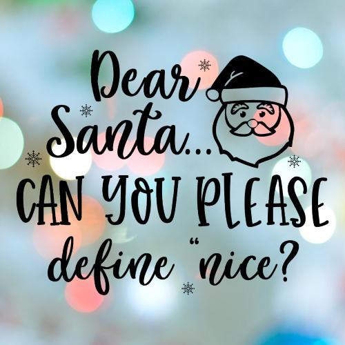 Christmas Stamp Dear Santa Cookie Cutter