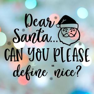 Christmas Stamp Dear Santa Cookie Cutter