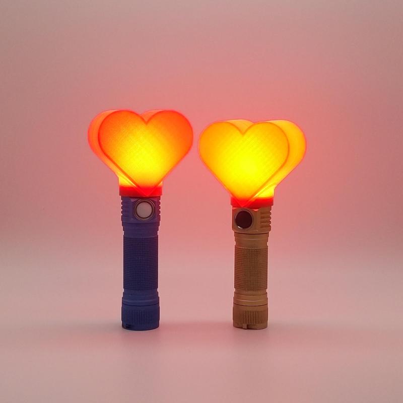 Valentine's Day Heart Diffuser for Emisar D4V2/D4K