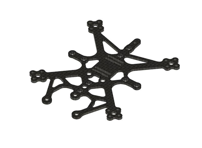 FLYWOO FLYLENS85 V2 FRAME FOR 4 HOLES MOTORS