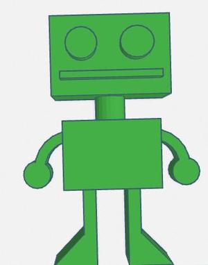 roboman robot person fun 3d model