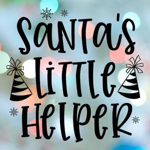 Christmas Stamp Santa's Little Helper Cookie Cutter