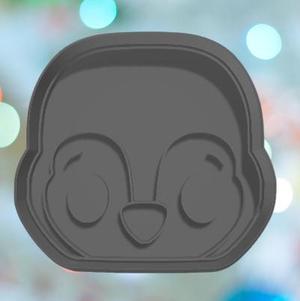 Christmas Penguin Face Cookie Cutter