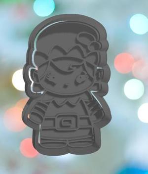 Christmas Elf Girl Cookie Cutter
