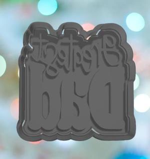 Fathers Day Greatest Dad Cookie Cutter