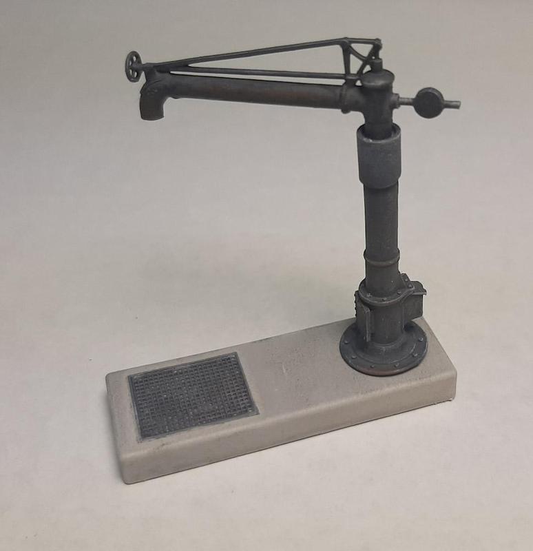 Belgian water hydrant for steam locomotives H0 1:87