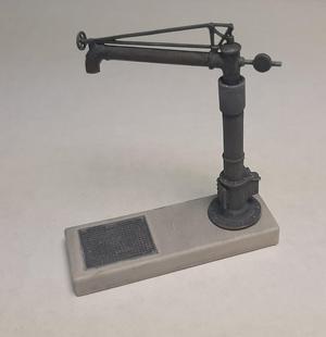 Belgian water hydrant for steam locomotives H0 1:87