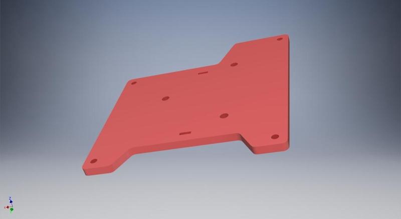 Properly Spaced TronXY (X1) Y-Axis Plate