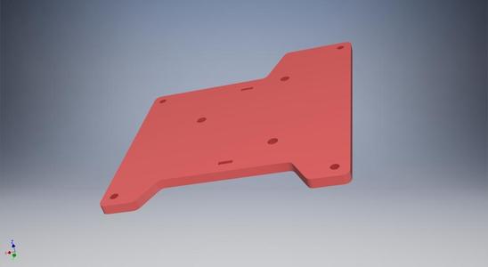 Properly Spaced TronXY (X1) Y-Axis Plate