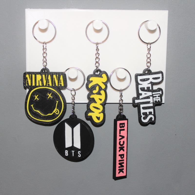 5 Keychain Music Band 2