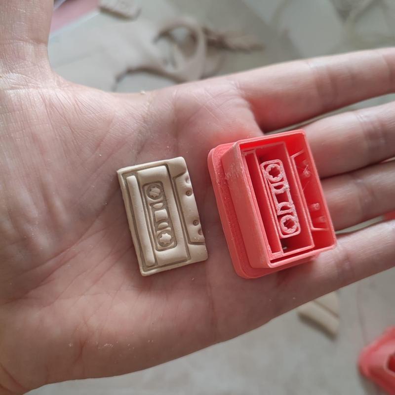 Polymer clay cutter cassette