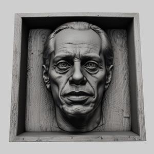 Steve Buscemi head relief actor