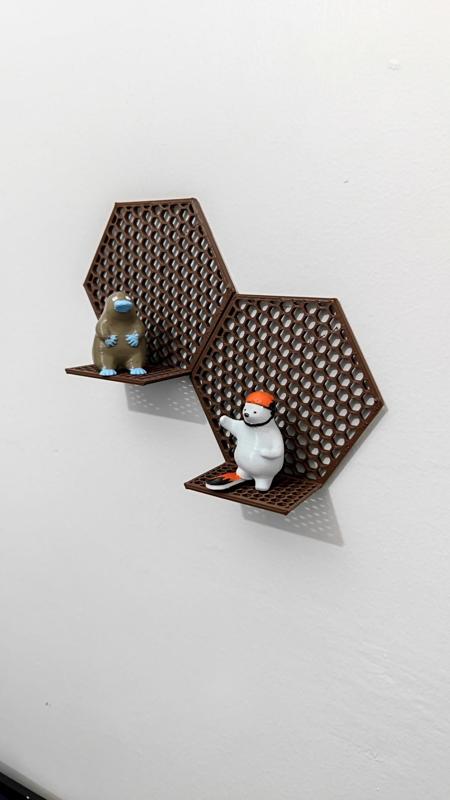 HONEYCOMB HEXAGONAL SHELF SHELVES