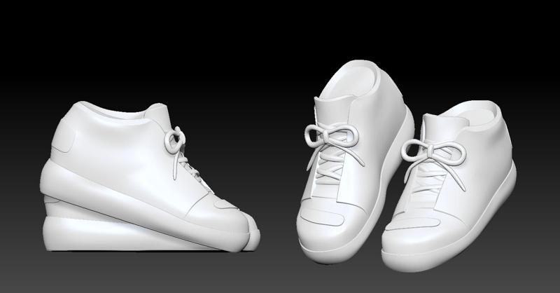Shoes 3D print model