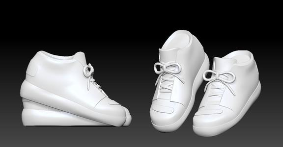 Shoes 3D print model