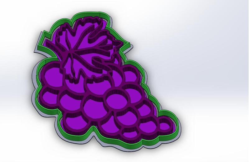 Grapes coockie mold