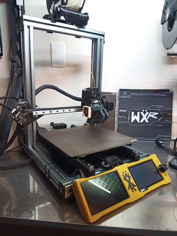 Wuxn WXR Screen Faceplate (for octoprint setup)