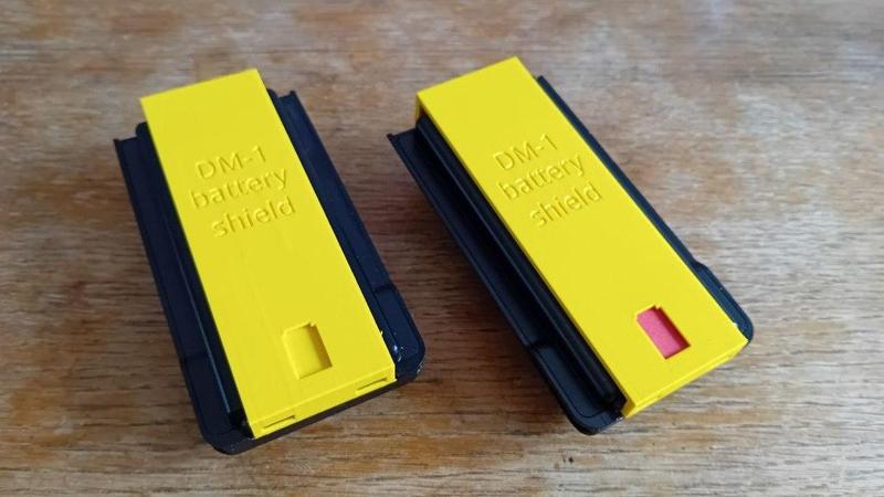 Baofeng DM-1 battery shield
