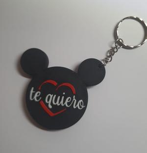 Mickey I love you keychain