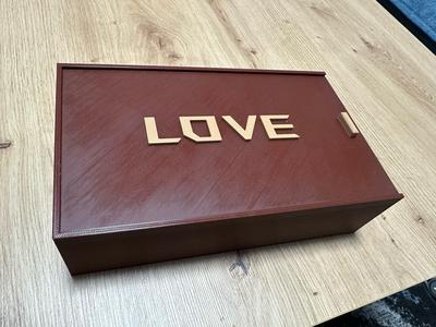 Hochzeitsbox für USB und Foto