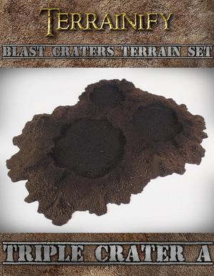 Triple Crater A: Blast Craters Terrain Set