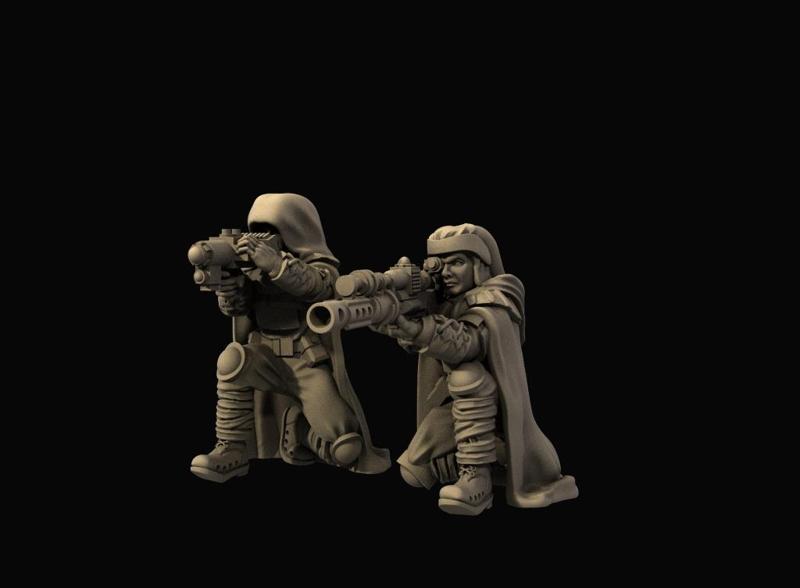 Twilerian desert sniper team