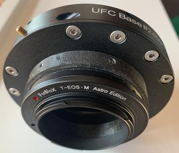 Fotodiox T-EOS M Astro Edition to Baader UFC (Universal Filter Changer) Adapter