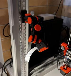 Server Rack Mount Segment For Articulating Raspberry PI Cam