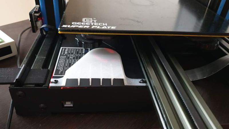 Copertura ventola +25% aria Fan duct cover mainboard GT2560 Geeetech A10 +25% input air flow - V3.0