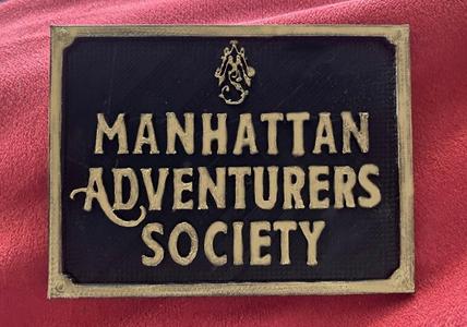Manhattan Adventurers Society Magnet