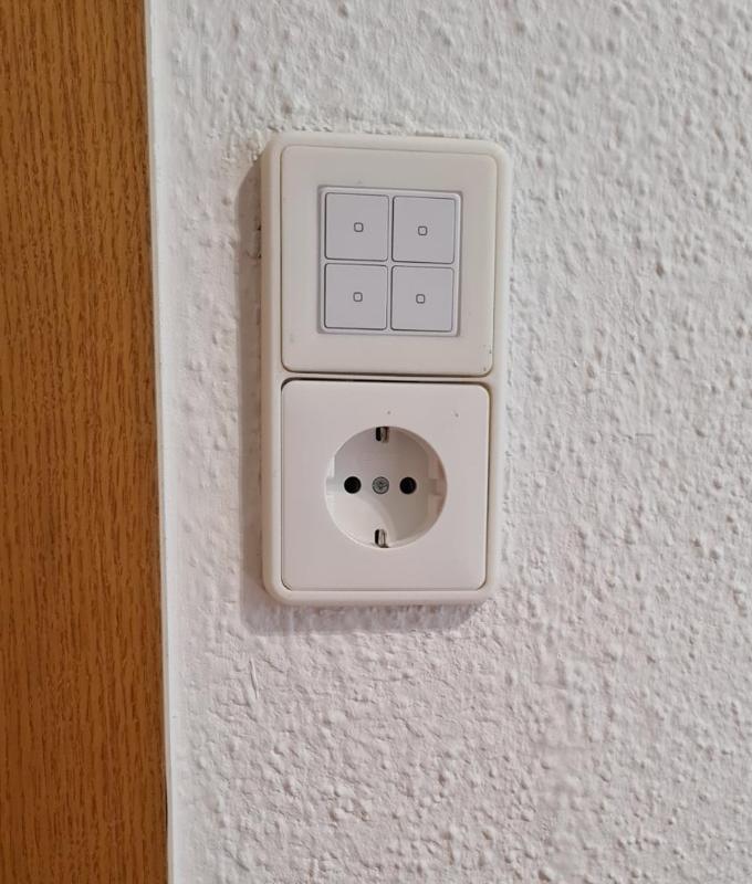 Shelly Wall Switch Adapter for Jung CD500 with compatible frames