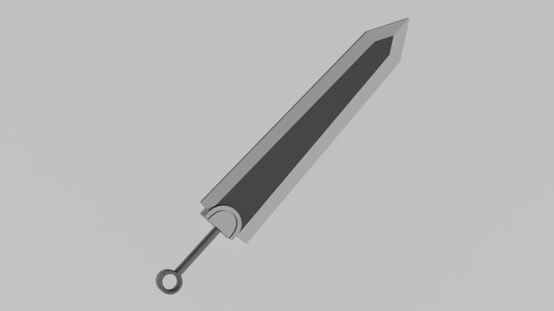 Berserk Dragonslayer's Sword KeyChain