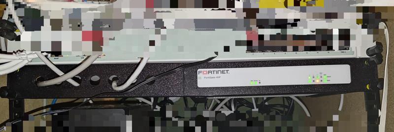 Fortigate 40F Bracket with holes for cables